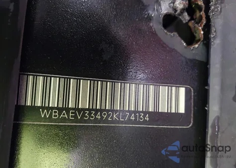 2002 BMW 325I из США, поврежденный, VIN WBAEV33492KL74134